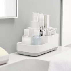 Joseph Joseph Easy-Store Bathroom Caddy - White/Grey -Bathroom Accessories 70513 d1