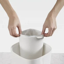 Joseph Joseph Split Bathroom Waste Separation Bin - White/Grey -Bathroom Accessories 70514 d3