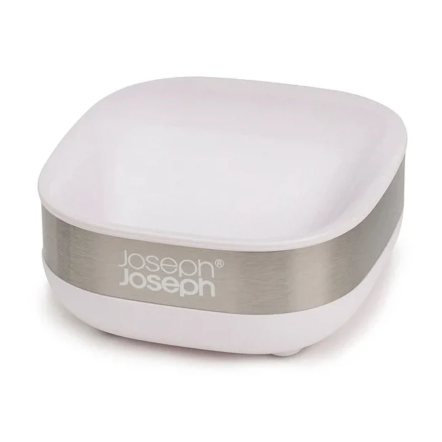 Joseph Joseph Slim Steel Compact Soap Dish 4 Joseph Joseph Slim Steel Compact Soap Dish - Image 2