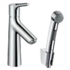 Hansgrohe Talis S Single Lever Basin Mixer With Bidet Spray And 160cm Shower Hose -Bathroom Accessories 72290000 l