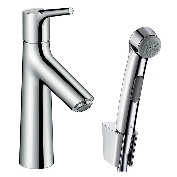 Hansgrohe Talis S Single Lever Basin Mixer With Bidet Spray And 160cm Shower Hose 3 Hansgrohe Talis S Single Lever Basin Mixer With Bidet Spray And 160cm Shower Hose