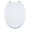 Aqualona White Wooden MDF Toilet Seat 1 Aqualona White Wooden MDF Toilet Seat -Bathroom Accessories 77573 l