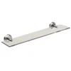 Miller Oslo Polished Nickel Glass Shelf -Bathroom Accessories 8002mn l