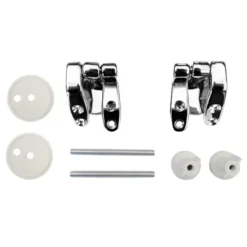 Universal Chrome Hinge Set For Wooden Toilet Seats