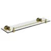 Miller Bond Brushed Brass Glass Shelf -Bathroom Accessories 8702mp1 l