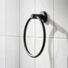 Miller Bond Black Towel Ring -Bathroom Accessories 8705b l