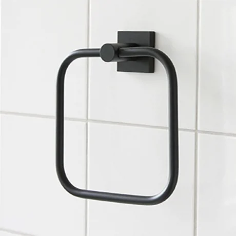 Miller Atlanta Matt Black Towel Ring 3 Miller Atlanta Matt Black Towel Ring