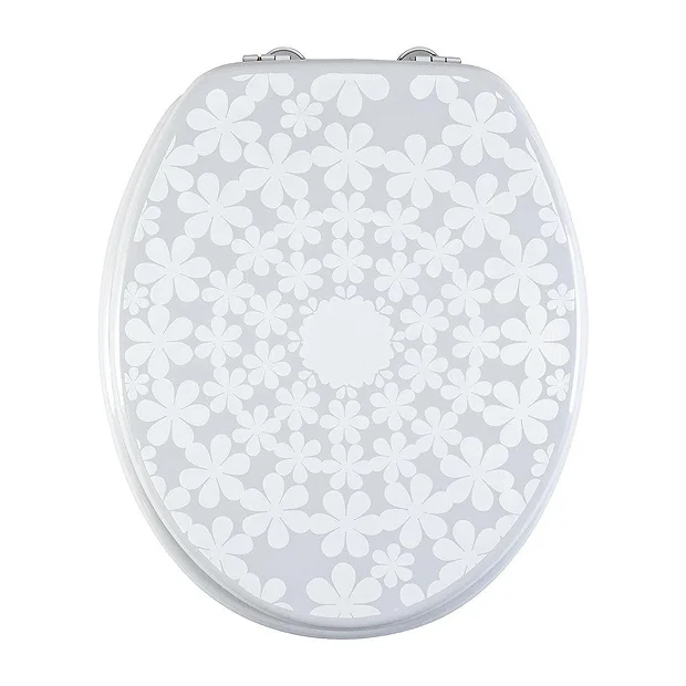 Aqualona Cirque De Fleur MDF Toilet Seat 3 Aqualona Cirque De Fleur MDF Toilet Seat