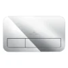 Villeroy & Boch Villeroy And Boch ViConnect Chrome Dual Flush Plate -Bathroom Accessories 92249061 d1