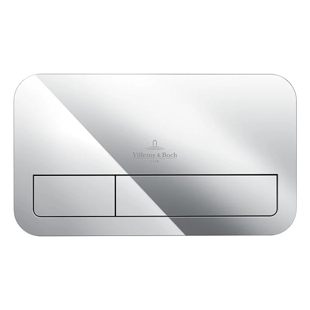 Villeroy & Boch Villeroy And Boch ViConnect Chrome Dual Flush Plate 3 Villeroy & Boch Villeroy And Boch ViConnect Chrome Dual Flush Plate