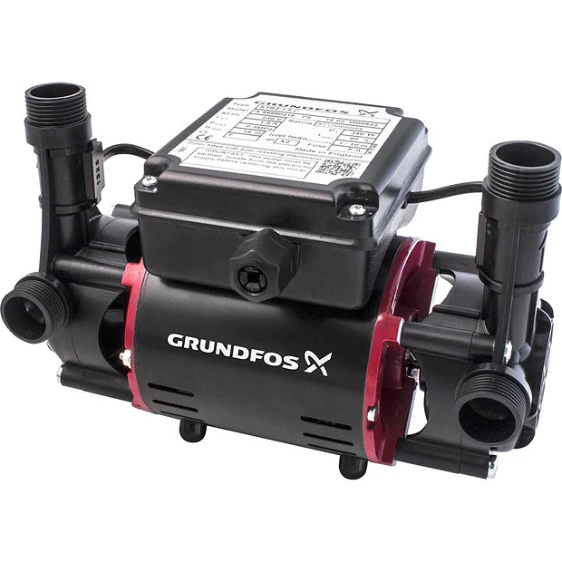 Grundfos STR2-2.0 C Twin Impeller Regenerative Shower Booster Pump 2.0 Bar 4 Grundfos STR2-2.0 C Twin Impeller Regenerative Shower Booster Pump 2.0 Bar - Image 2