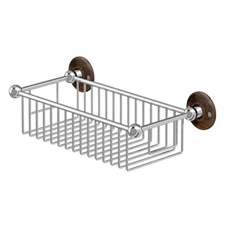 Burlington Deep Rectangular Basket - Walnut 3 Burlington Deep Rectangular Basket - Walnut