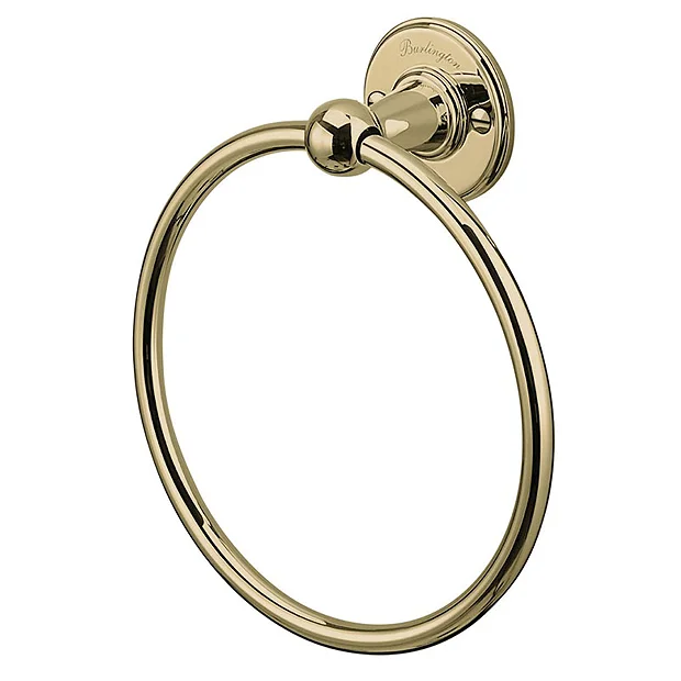 Burlington Gold Towel Ring 3 Burlington Gold Towel Ring