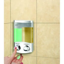 Croydex Euro Soap Dispenser Duo - Chrome - A660941