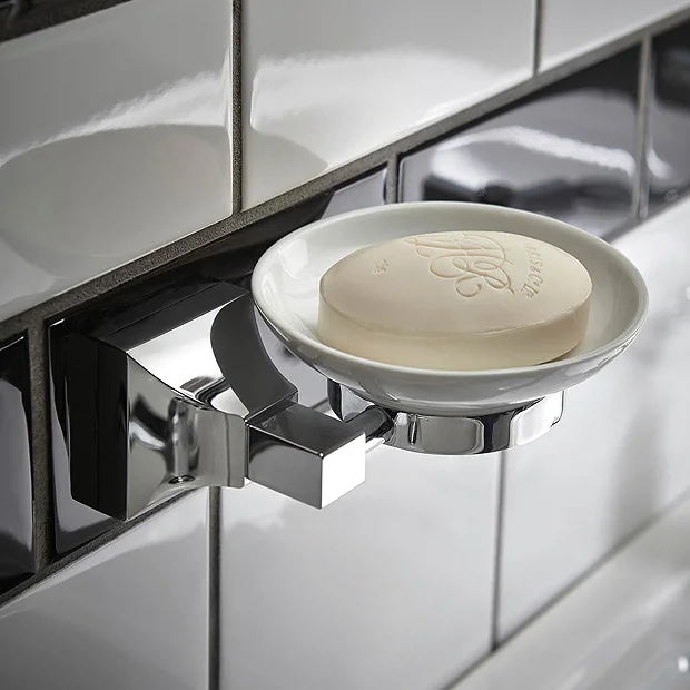 Heritage Chancery Soap Dish & Holder - Chrome 3 Heritage Chancery Soap Dish & Holder - Chrome