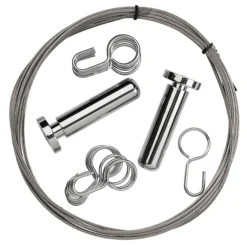 Croydex Contemporary Chrome Wireline Non-Hinged 3000mm -Bathroom Accessories ad107041ai