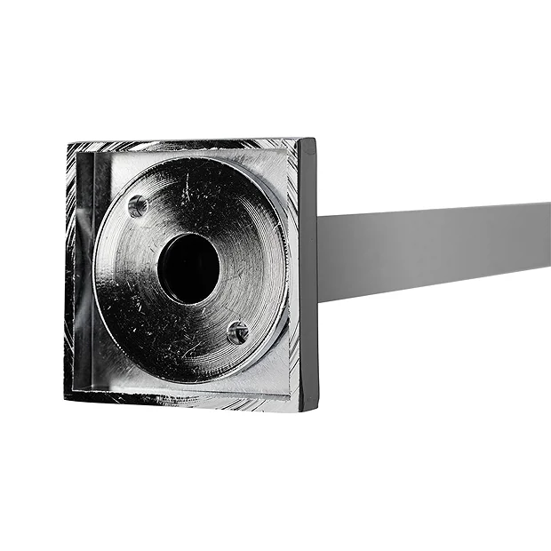 Croydex Contemporary Luxury Chrome Square Shower Curtain Rod 3 Croydex Contemporary Luxury Chrome Square Shower Curtain Rod