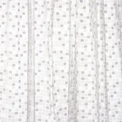 Croydex Silver Mosaic PVC Shower Curtain W1800 X H1800mm