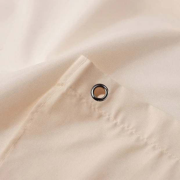 Croydex Ivory Textile Shower Curtain W1800 X H1800mm 6 Croydex Ivory Textile Shower Curtain W1800 X H1800mm - Image 4