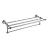 Heritage Holborn Double Bathroom Towel Shelf - Chrome -Bathroom Accessories ahodbtc l