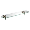 Heritage Holborn Single Glass Shelf - Vintage Gold -Bathroom Accessories ahosgsg l