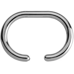 Croydex 12 C-Type Shower Curtain Rings - Chrome -Bathroom Accessories ak142141ai2