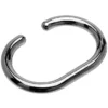 Croydex 12 C-Type Shower Curtain Rings - Chrome -Bathroom Accessories ak142141ai3