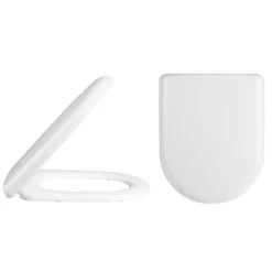 Alaska Luxury D-Shaped Soft Close Quick Release Top-Fixing Toilet Seat