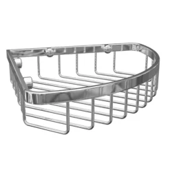 Alberta Corner Wire Soap Basket - Chrome