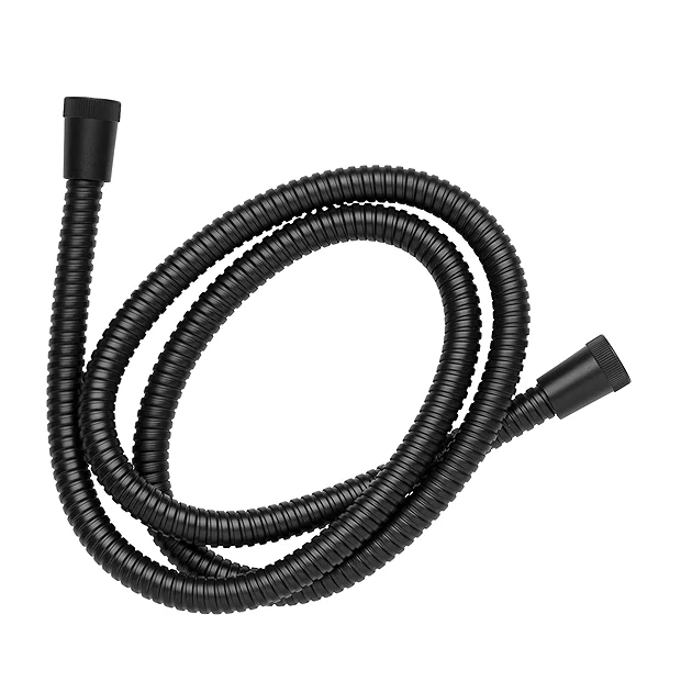 Croydex Nero 1.75m Matt Black Stainless Steel Hose 4 Croydex Nero 1.75m Matt Black Stainless Steel Hose - Image 2
