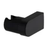 Arezzo Round Matt Black ABS Modern Wall Mounted Handset Holder -Bathroom Accessories ardhdr l