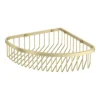 Arezzo Brushed Brass Wire Corner Shower Basket 1 Arezzo Brushed Brass Wire Corner Shower Basket -Bathroom Accessories azbb27 n d1