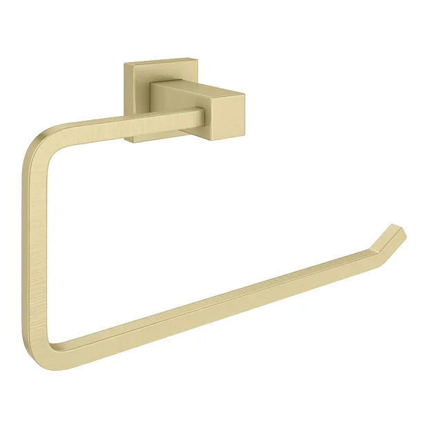 Arezzo Square Brushed Brass 4-Piece Bathroom Accessory Pack 7 Arezzo Square Brushed Brass 4-Piece Bathroom Accessory Pack - Image 5
