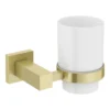 Arezzo Square Brushed Brass 4-Piece Bathroom Accessory Pack -Bathroom Accessories azbb32 d2