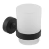 Arezzo Round Matt Black 4-Piece Bathroom Accessory Pack 2 Arezzo Round Matt Black 4-Piece Bathroom Accessory Pack -Bathroom Accessories azbrdacd4