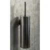 Arezzo Gunmetal Grey Wall Mounted Toilet Brush + Holder -Bathroom Accessories azbrhgm d1