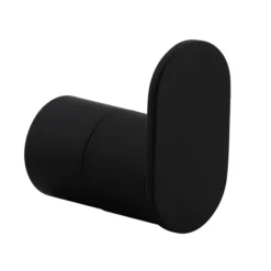 Arezzo Matt Black Robe Hook -Bathroom Accessories azbrk d1