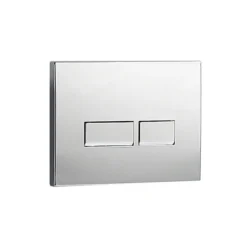 Arezzo Compact Concealed Cistern With Polished Chrome Flush Plate - Square Buttons 10 Arezzo Compact Concealed Cistern With Polished Chrome Flush Plate - Square Buttons -Bathroom Accessories azccchrs d1 1