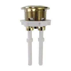 Arezzo Brushed Brass Cistern Flush Button - 48mm Hole