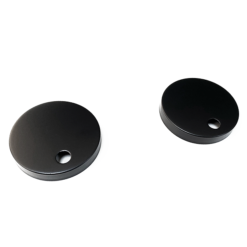 Arezzo Toilet Seat Hinge Cover Caps Matt Black -Bathroom Accessories azhc1mb lrg2