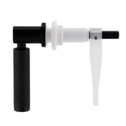 Arezzo Industrial Style Matt Black Cistern Lever -Bathroom Accessories azismbcld1