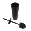 Arezzo Matt Black Toilet Brush Holder -Bathroom Accessories azrtbmbnd2
