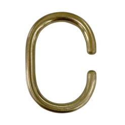 Arezzo C-Type Shower Curtain Rings (Pack Of 12) Brushed Brass 7 Arezzo C-Type Shower Curtain Rings (Pack Of 12) Brushed Brass -Bathroom Accessories azscrbbd1