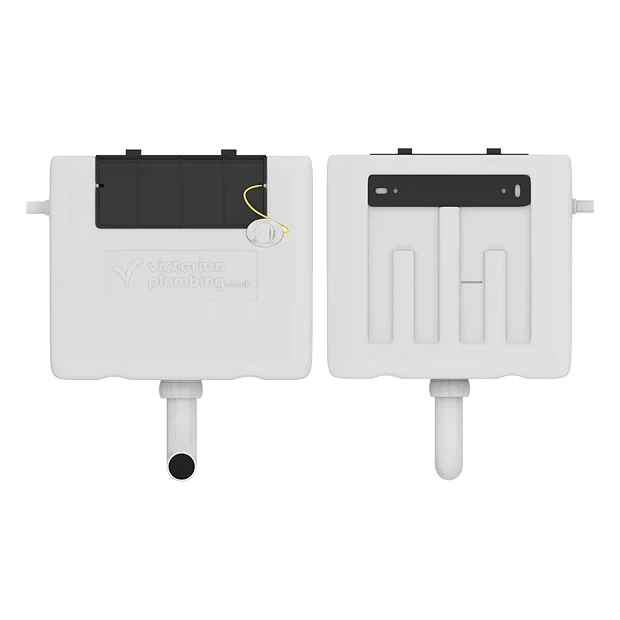 Arezzo Concealed WC Cistern Incl. Matt Black Square Flush Plate 7 Arezzo Concealed WC Cistern Incl. Matt Black Square Flush Plate - Image 5