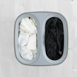 Joseph Joseph Tota 60L Laundry Separation Basket - Grey -Bathroom Accessories basket image one3