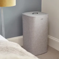 Joseph Joseph Tota 60L Laundry Separation Basket - Grey -Bathroom Accessories basket image two