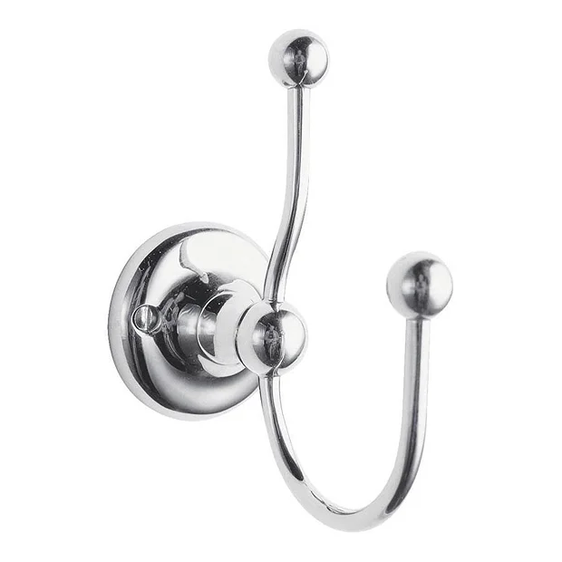 Bayswater Traditional Double Robe Hook 3 Bayswater Traditional Double Robe Hook