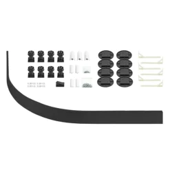 Leg + Panel Riser Kit For Black Slate Quadrant + Offset Quadrant Trays