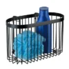 Black Large Wire Shower Basket -Bathroom Accessories blklsb d2