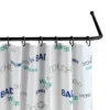 Black Universal Shower Curtain Rod -Bathroom Accessories blkscr l